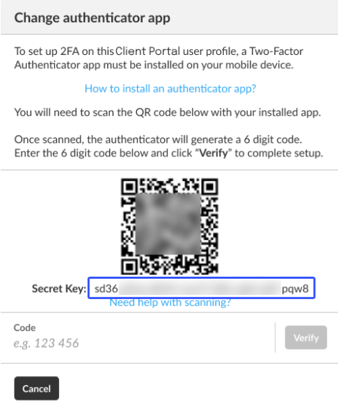 2FA set up QR - secret code highlighted.png